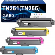 Brother Premium TN251+TN255 Toner Cartridges Full Set Compatible