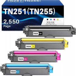 Brother Premium TN251+TN255 Toner Cartridges Full Set Compatible