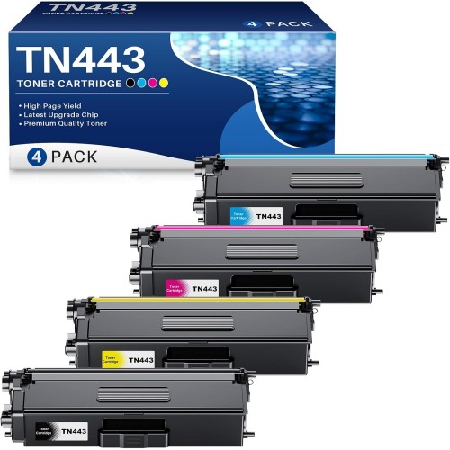 Brother TN443 High Yield Toner Cartridge Full Set Compatible Premium