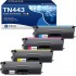 Brother TN443 High Yield Toner Cartridge Full Set Compatible Premium