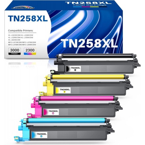 Brother TN258XL Toner Cartridge High Yield Compatible Premium