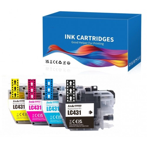Brother LC431BK Black Ink Cartridge Compatible Premium A+