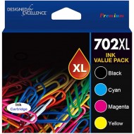 Epson 702XL BK+C+M+Y all XL Ink Cartridge Value Pack Compatible