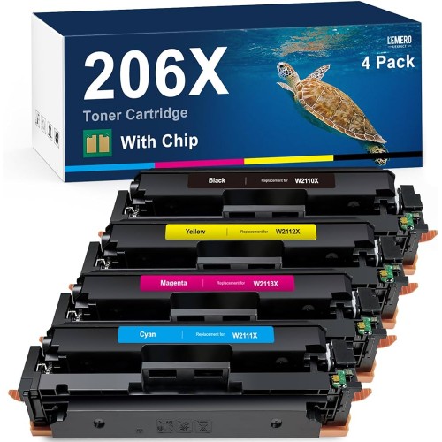 HP 206X W2113X Magenta Toner Cartridge With Chips Compatible Premium