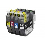 Brother LC3313 ink Cartridges Full Set BK+C+Y+M compatible