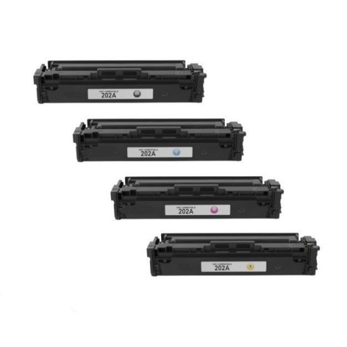 HP 202A CF500A Full Set Toner Cartridge Compatible Premium