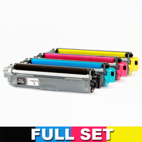 Tn251 255 Full Set for Brother mfc 9340cdn Compatible Low Cost